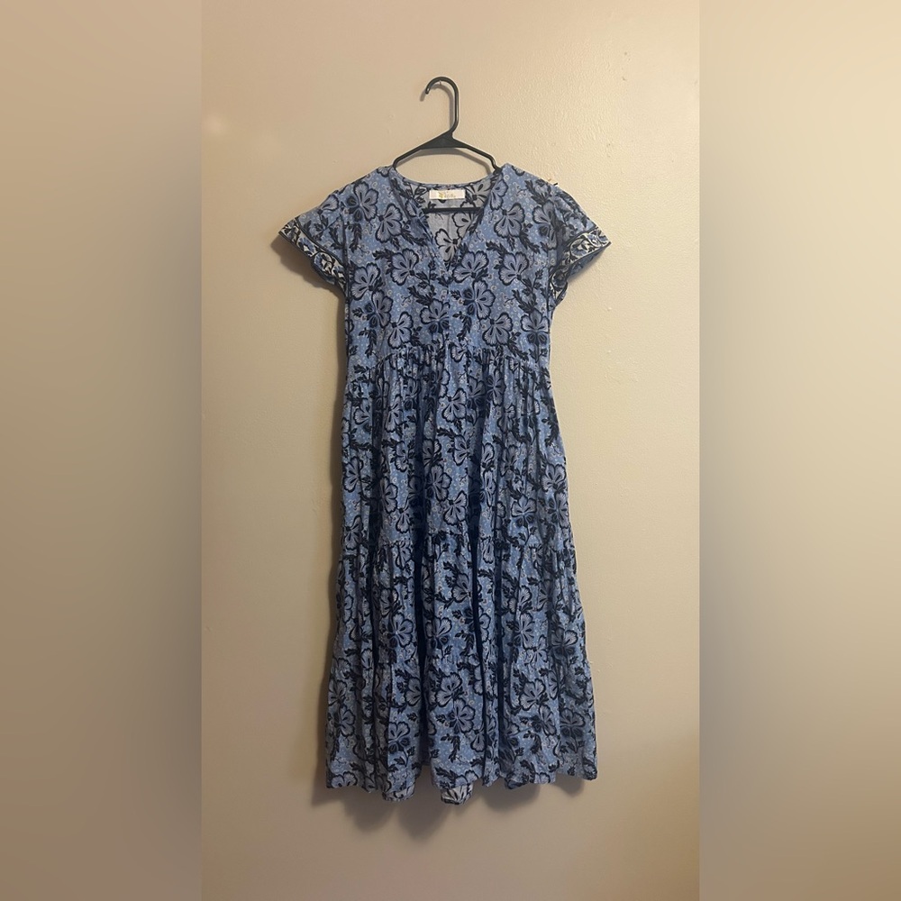 Not for sale-Bindu Floral Maxi Dress 100% Cotton Size Small